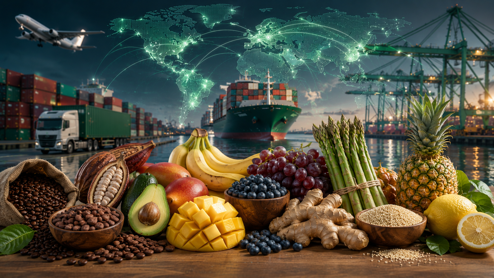 Los 20 productos agrícolas más exportados del mundo en 2026: mercados, oportunidades y tendencias