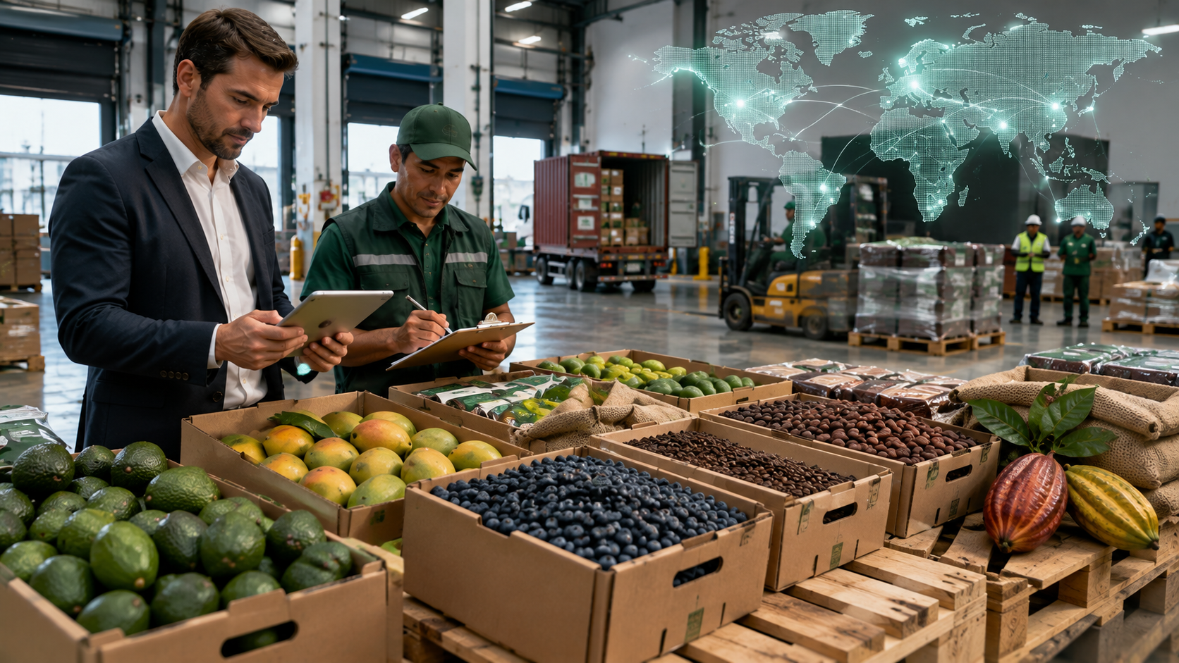 Cómo importar productos agrícolas desde Latinoamérica: guía para compradores internacionales
